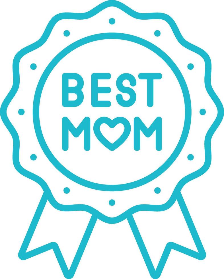 Badge Line Icon vector