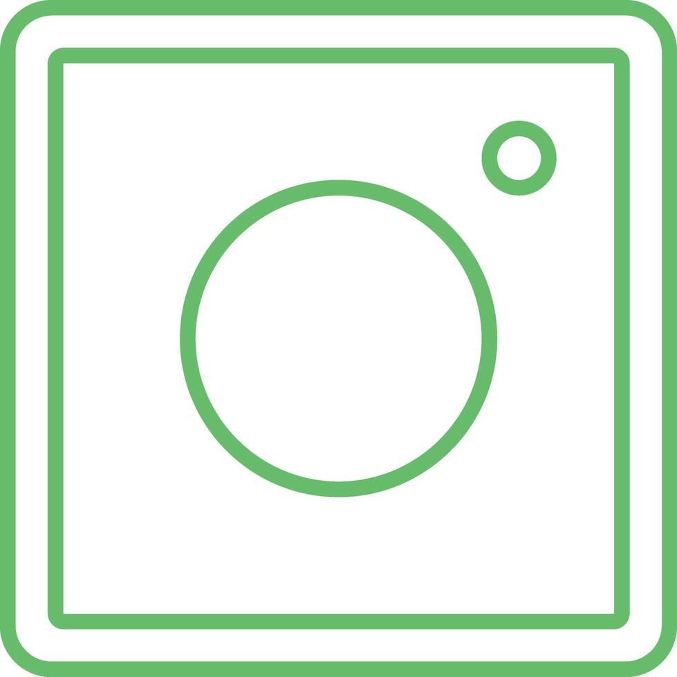 Instagram Line Icon vector