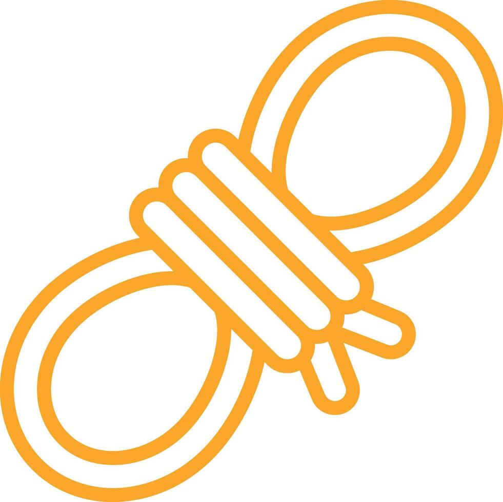 Rope Line Icon vector