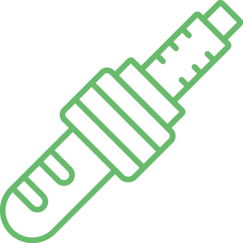 Ignition Line Icon vector