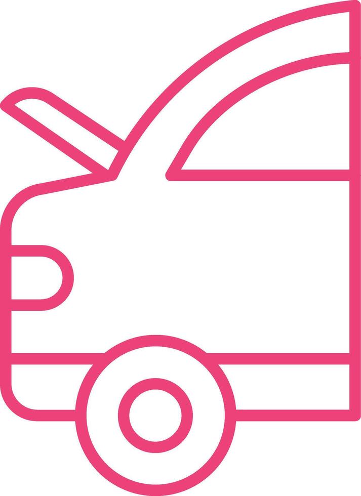 Trunk Line Icon vector