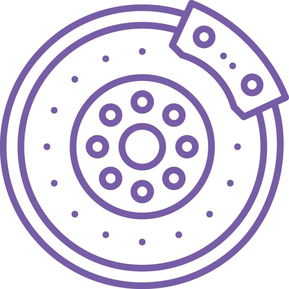 Brake Line Icon vector