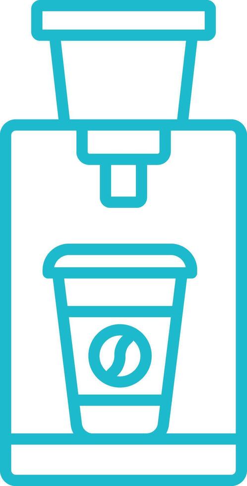 Coffee grinder Line Icon vector