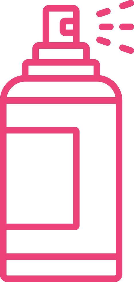 Spray paint Line Icon vector