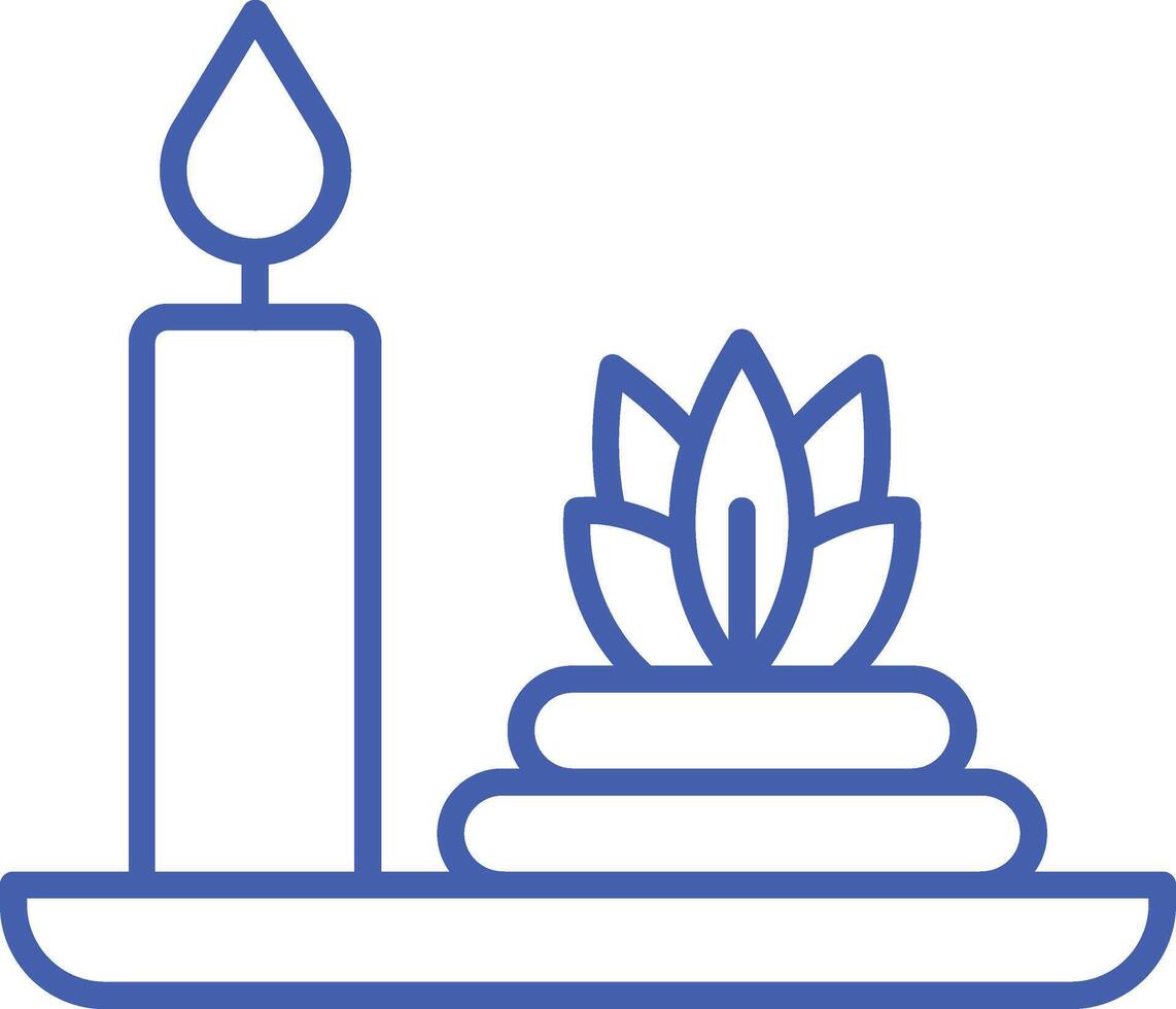 Spa Line Icon vector