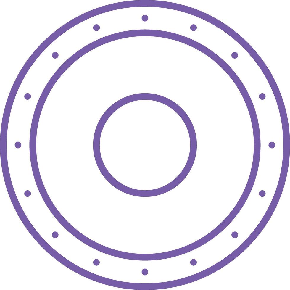 Plastic Plate Line Icon vector