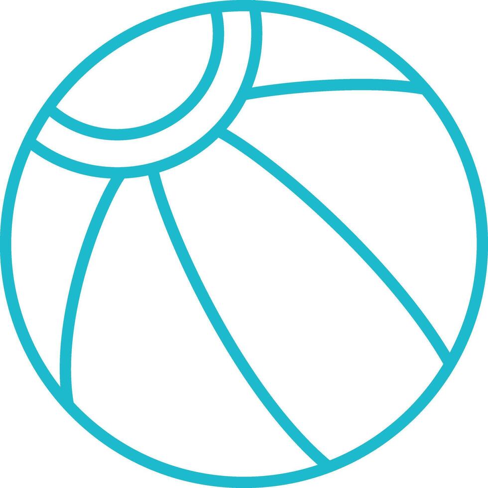 Ball Line Icon vector