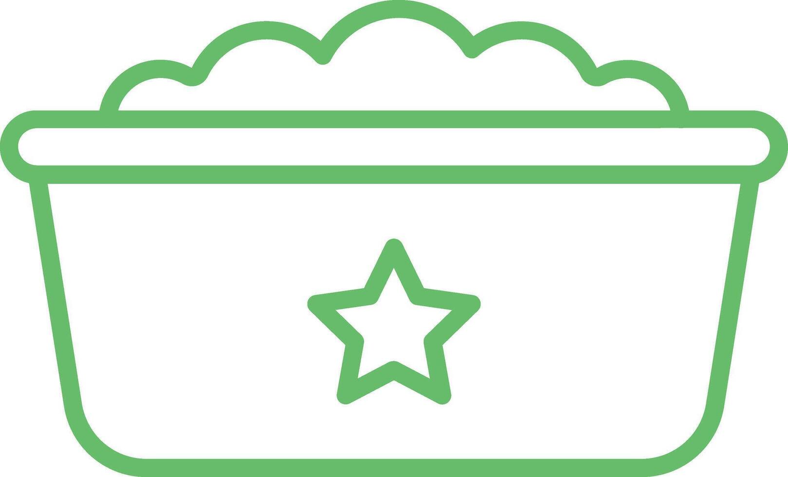 Bath Line Icon vector