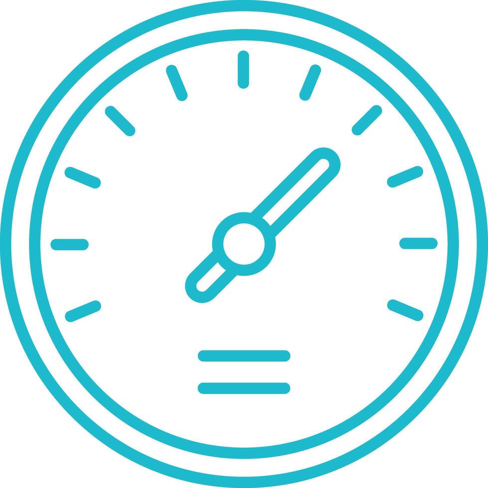 Barometer Line Icon vector