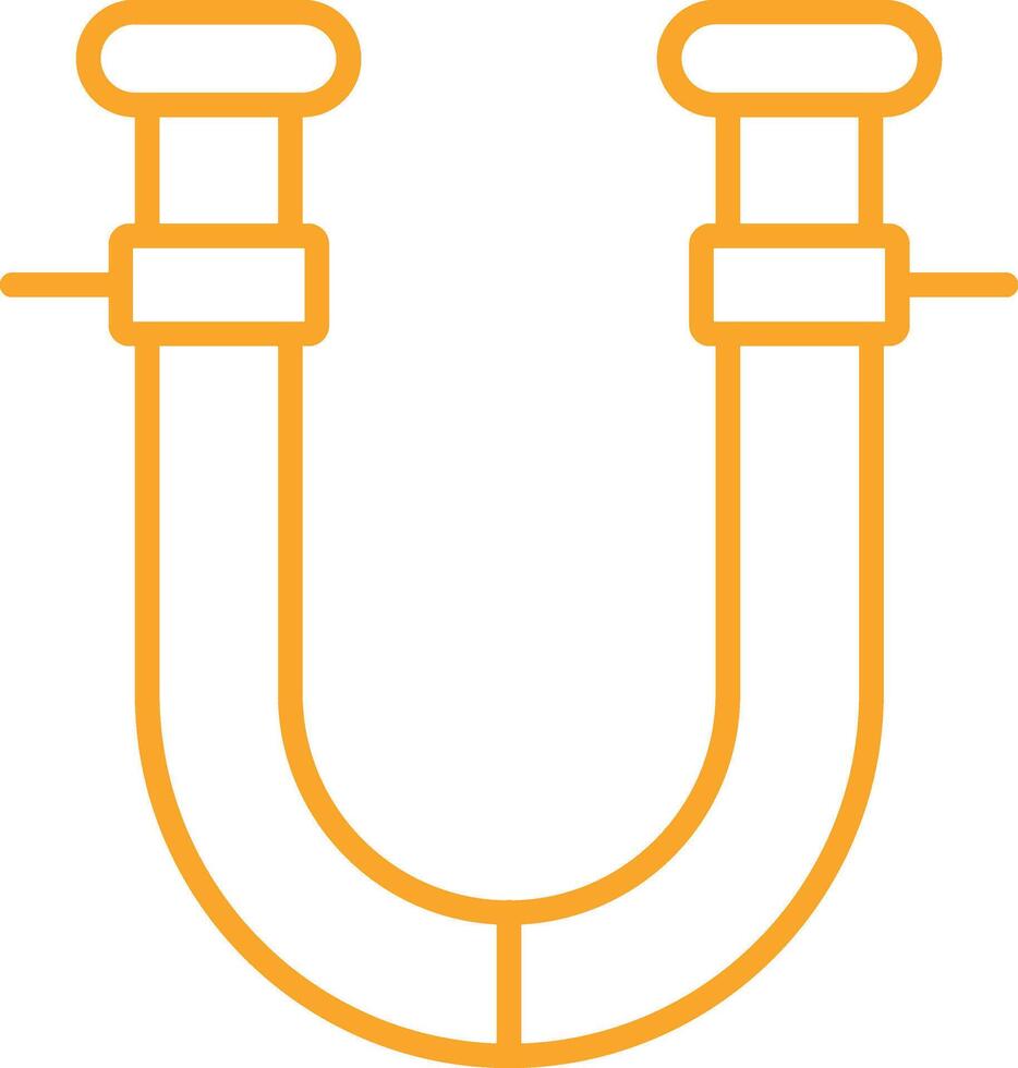 Bidirectional Tube Line Icon vector