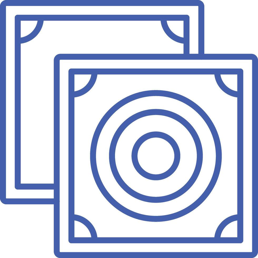 Ceramic Tile Line Icon vector