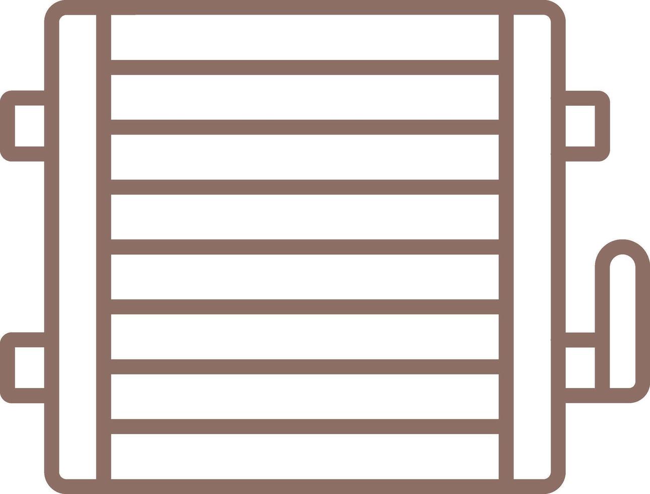 Condenser Line Icon vector