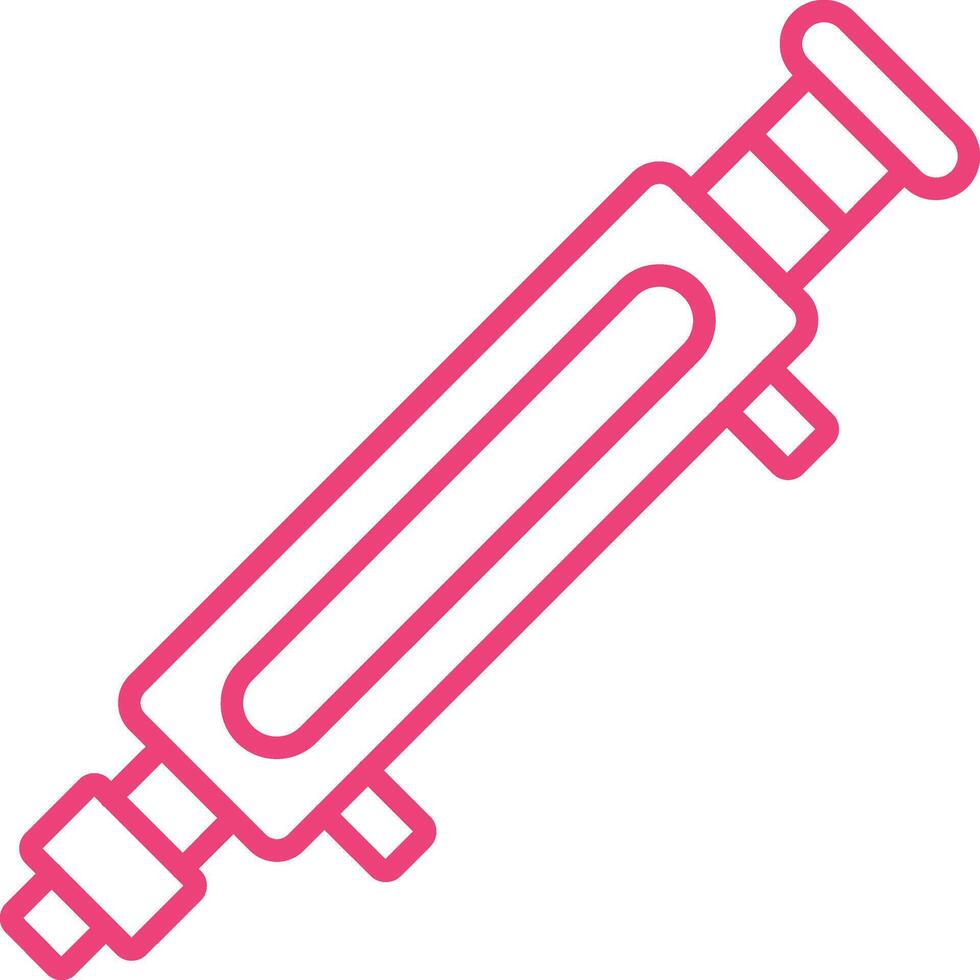 Liebig Condenser Line Icon vector