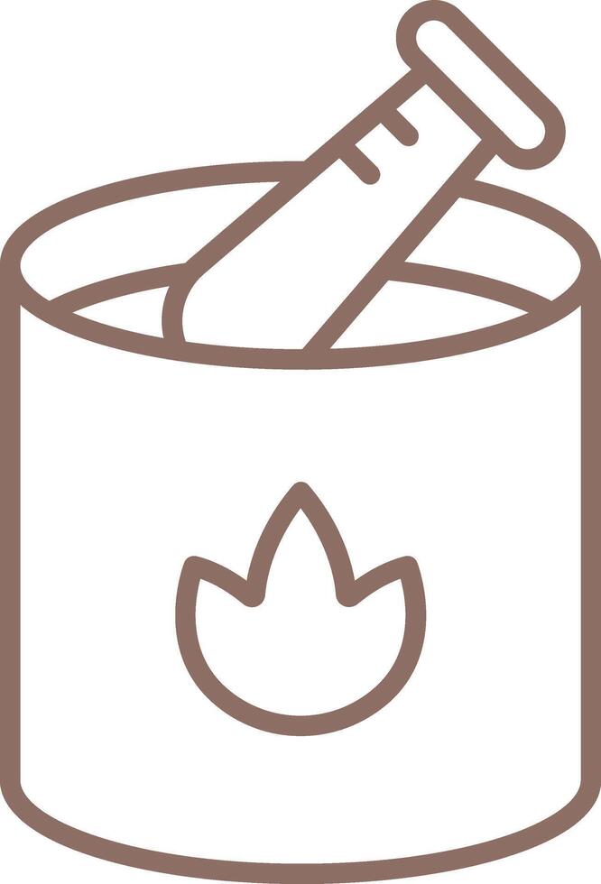 Pestle Line Icon vector