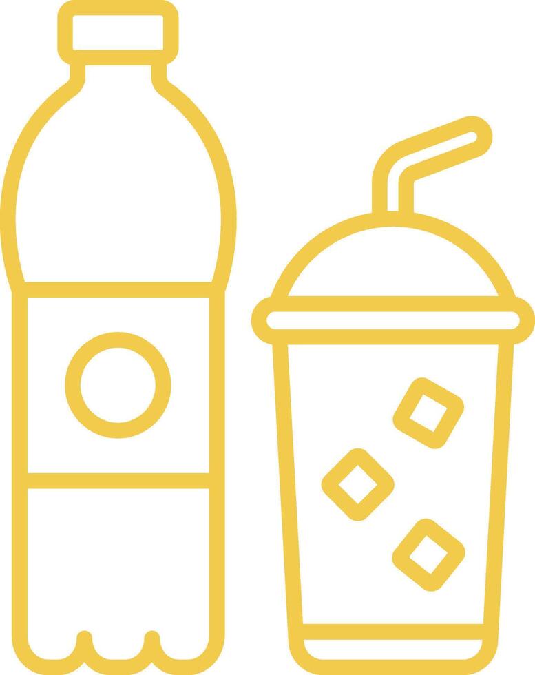 Beverages Line Icon vector