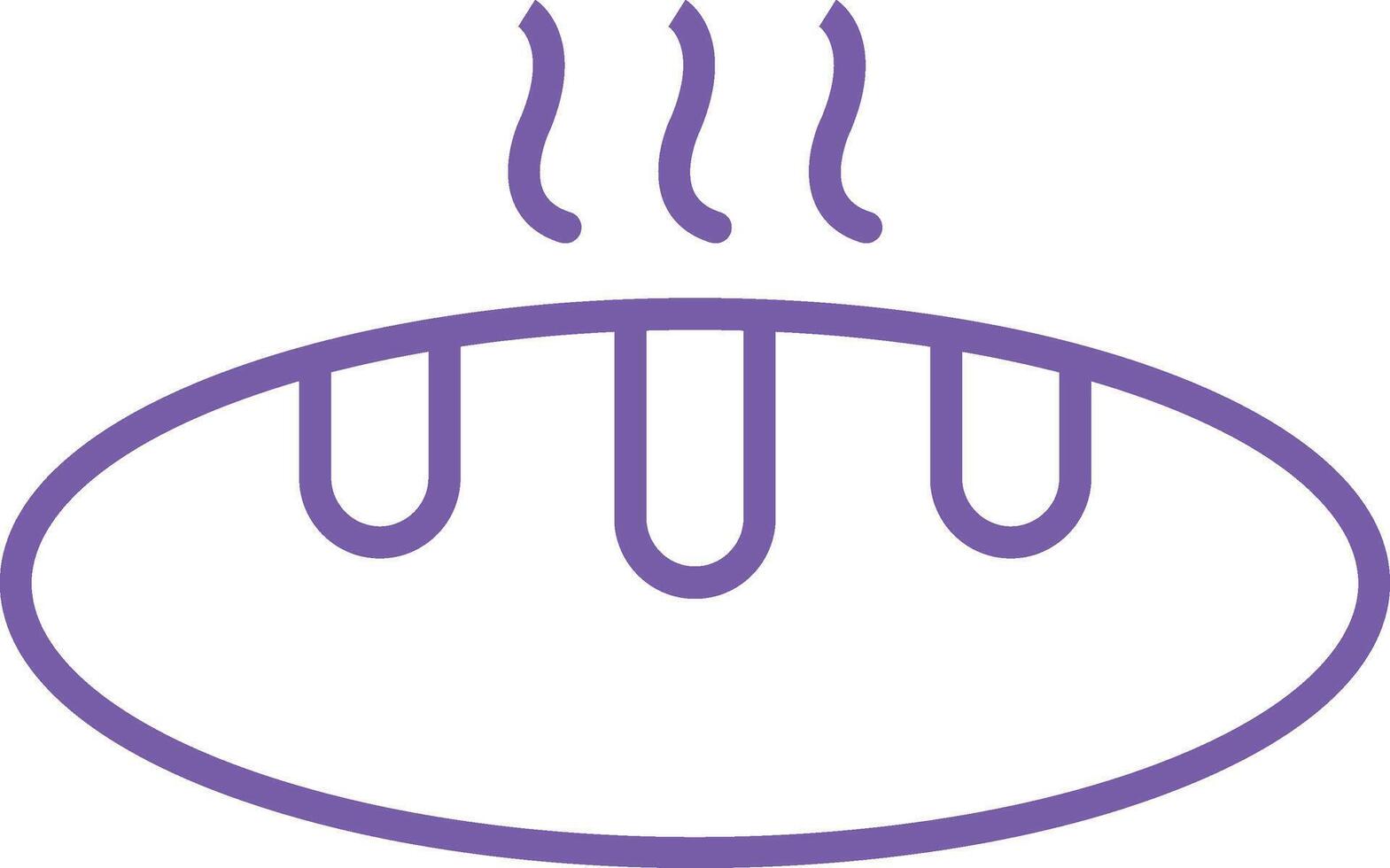 Bread Line Icon vector