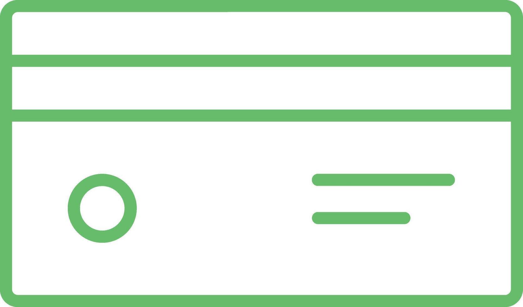 Credit Card Line Icon vector