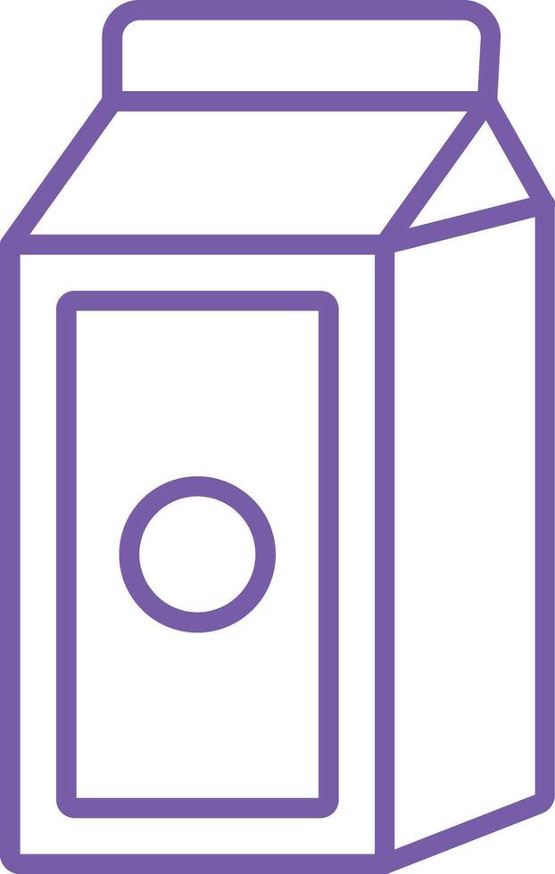 Milk Line Icon vector