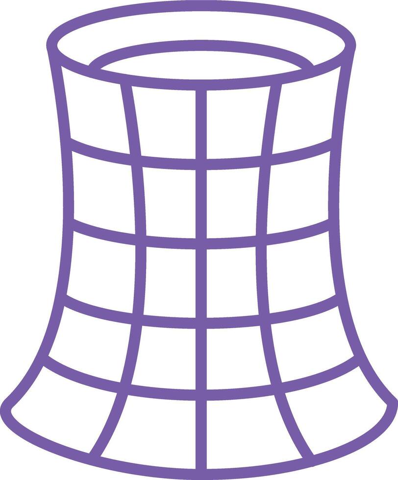 Wormhole Line Icon vector
