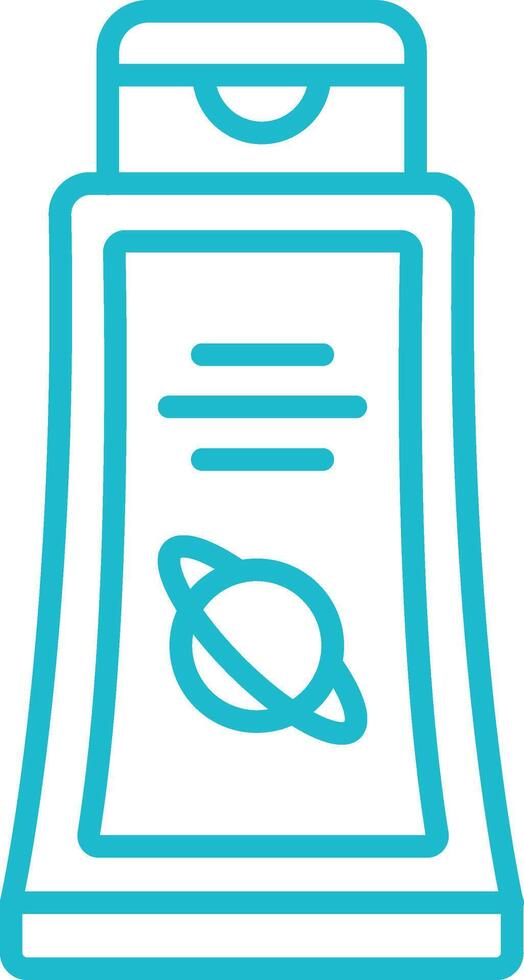 Space Food Line Icon vector