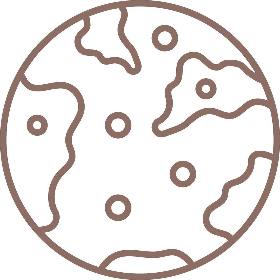 Mercury Line Icon vector