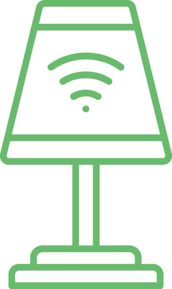 Smart Light Line Icon vector