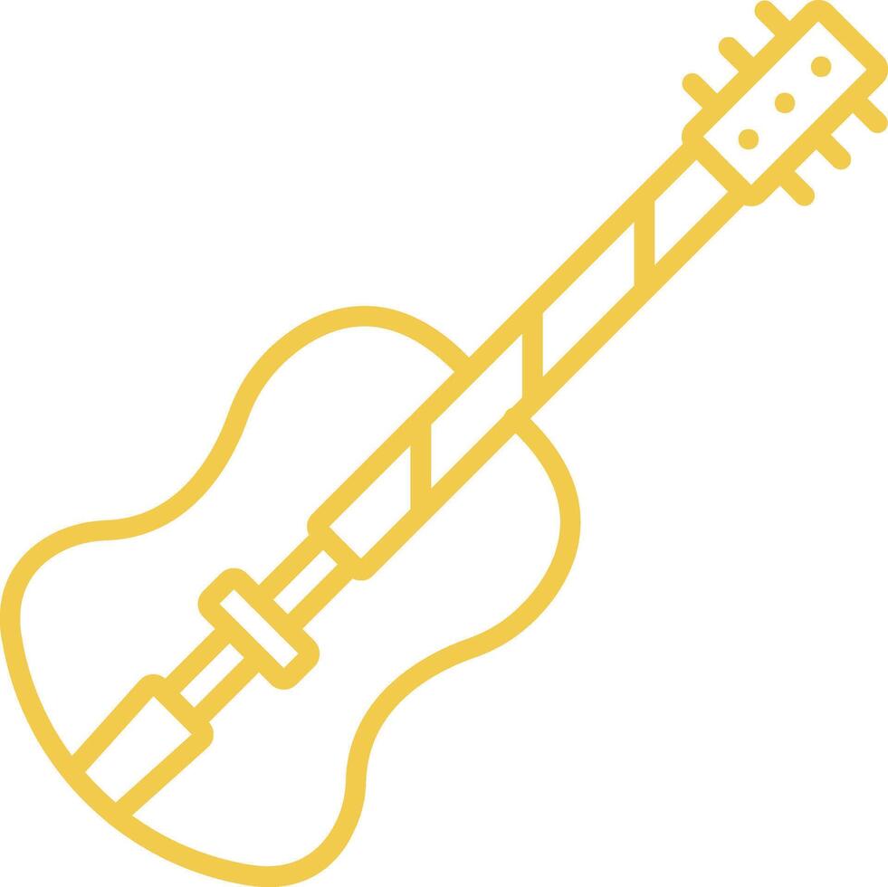 Cello Line Icon vector