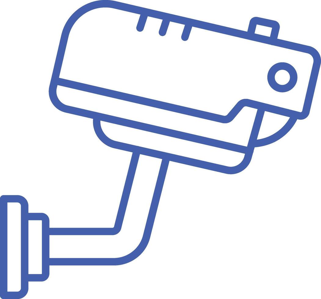 Security Camera Line Icon vector