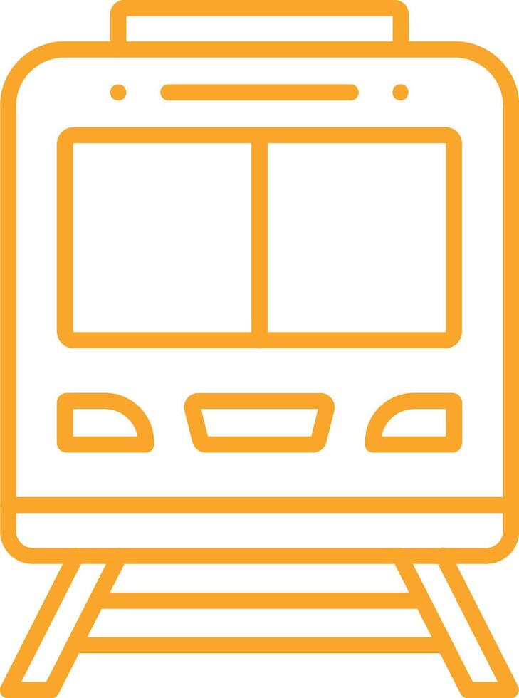 High Speed Train Line Icon vector