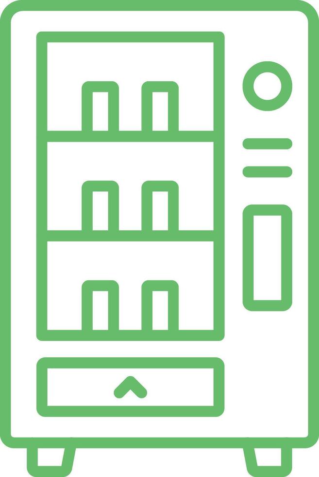 Vending Machine Line Icon vector