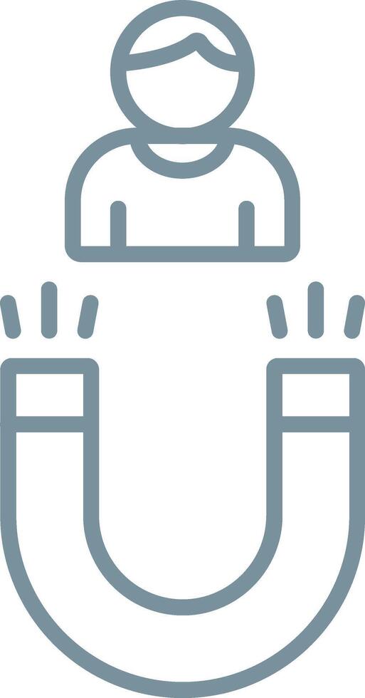 User Engagement Line Icon vector