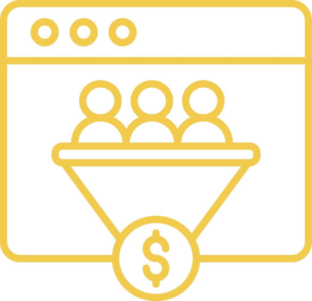 Conversion Line Icon vector