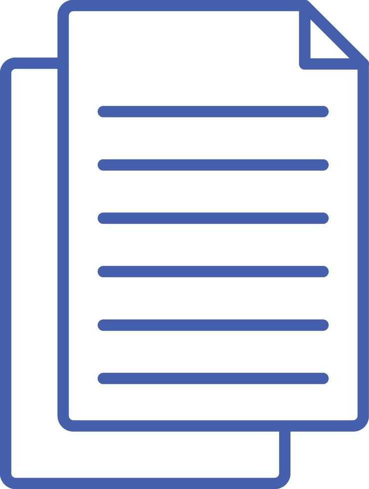 Copy Line Icon vector