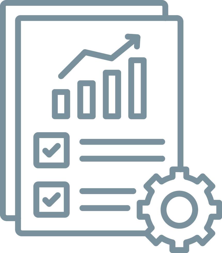 Project Line Icon vector