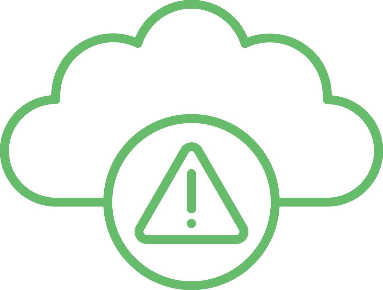 Error Line Icon vector