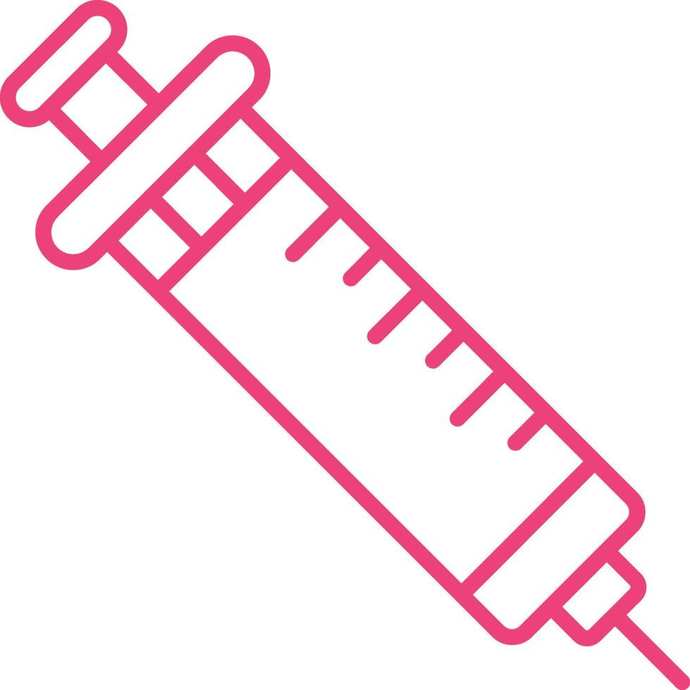 Injection Line Icon vector