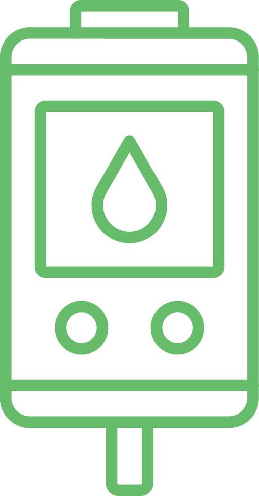 Diabetes Test Line Icon vector