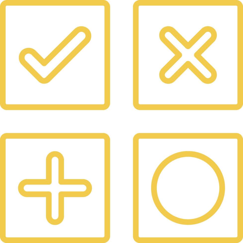 Category Line Icon vector