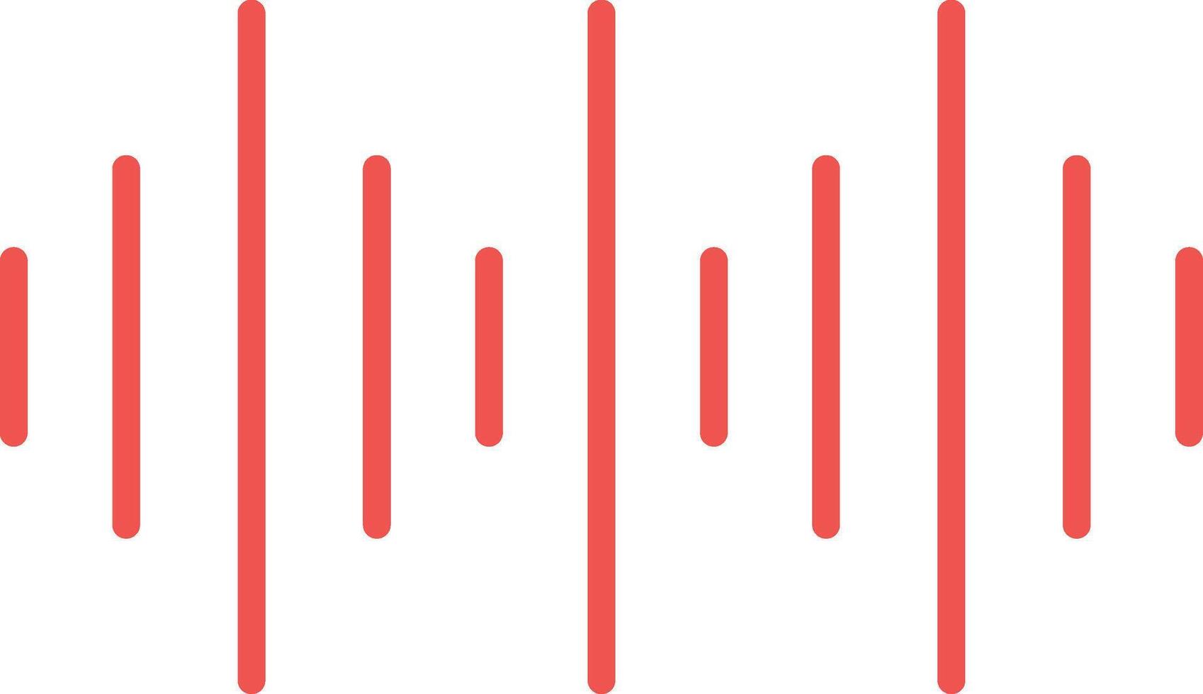 Voice Line Icon vector