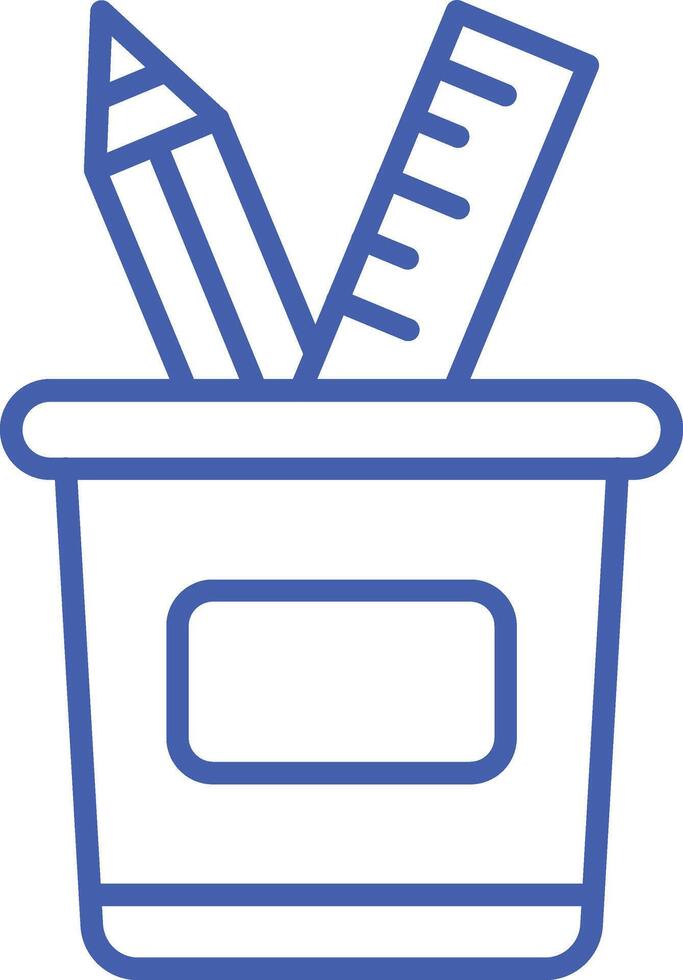 Stationery Line Icon vector