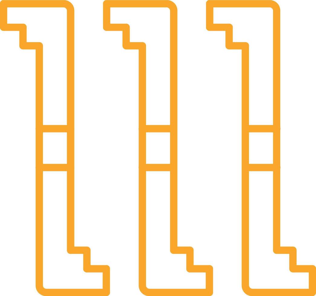 Tension Line Icon vector