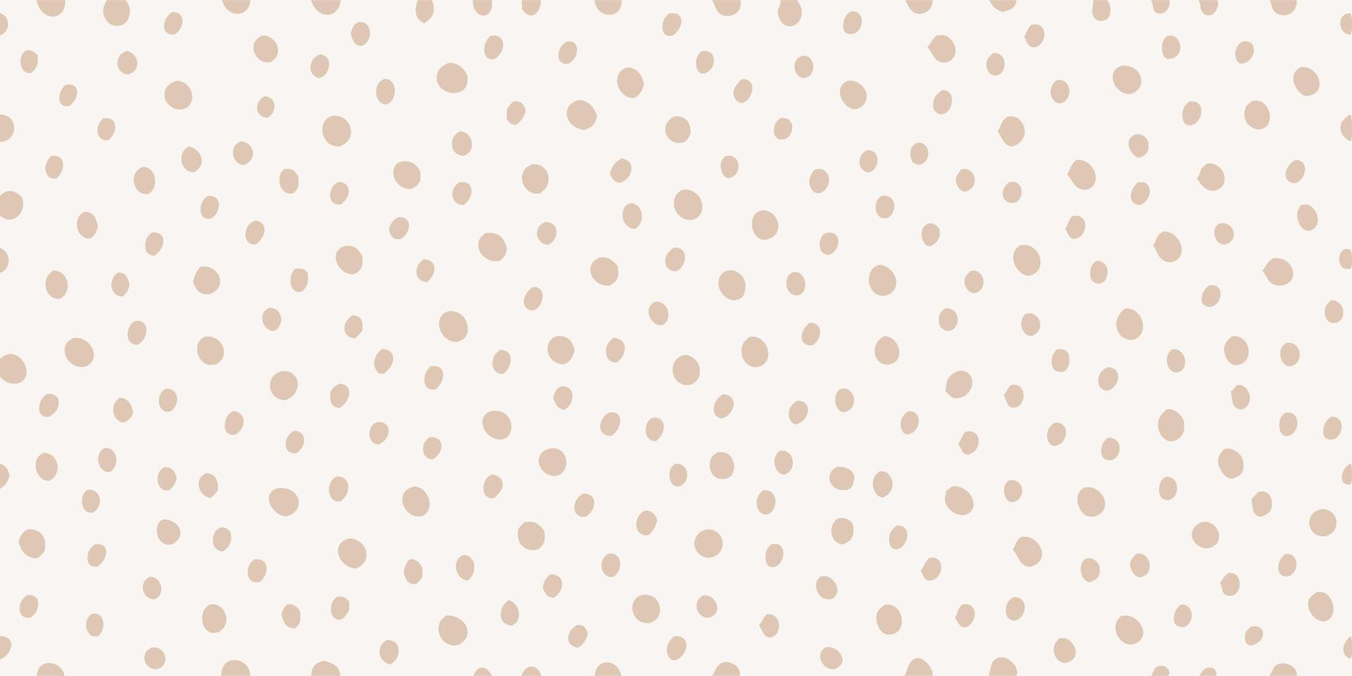 Beige Speckled Dot Pattern Seamless Texture Background vector