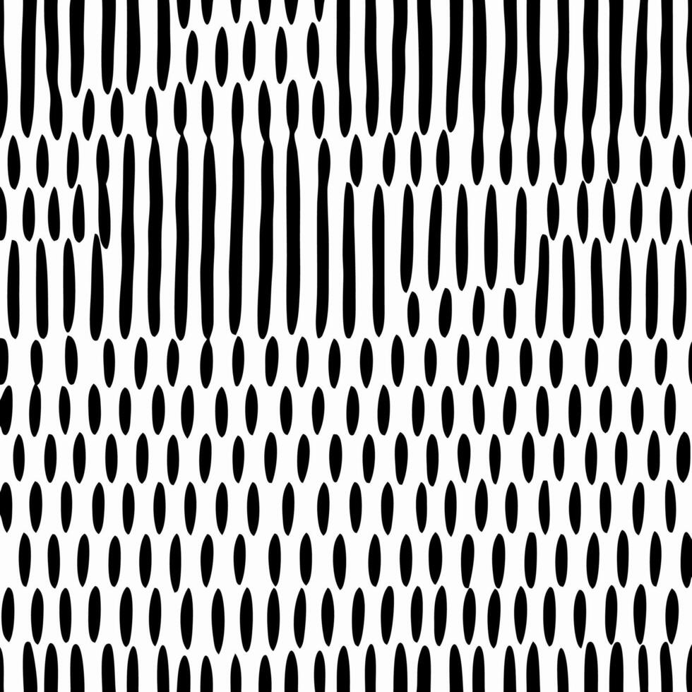 Abstract Black and White Pattern Vertical Lines and Dots Texture vector