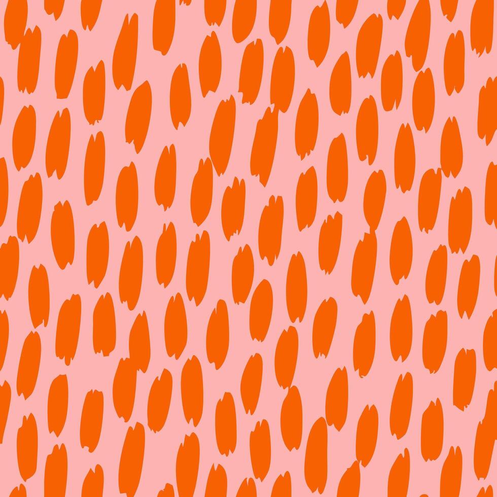 Abstract Pink and Orange Seamless Pattern Background vector