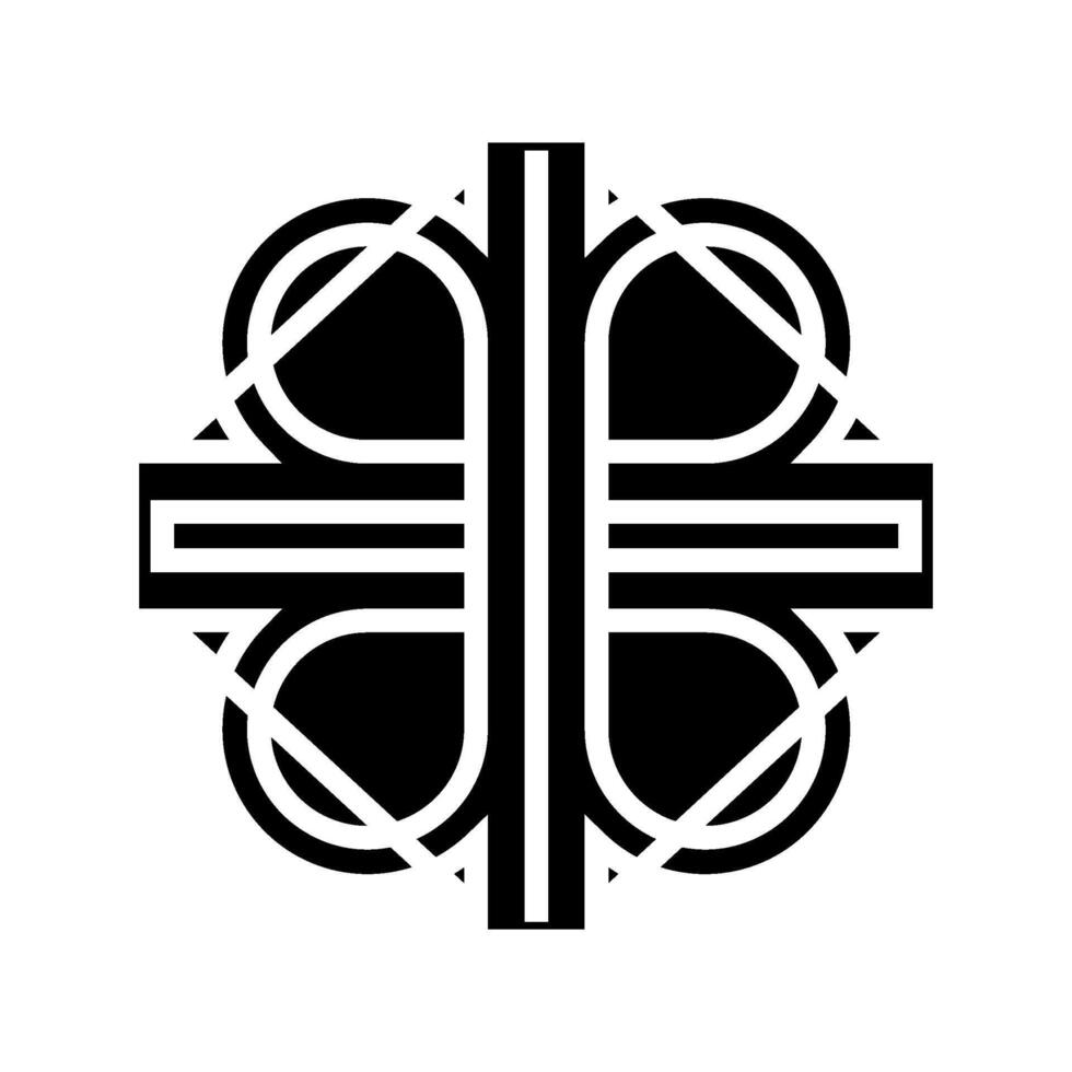 interchange highway road glyph icon illustration vector
