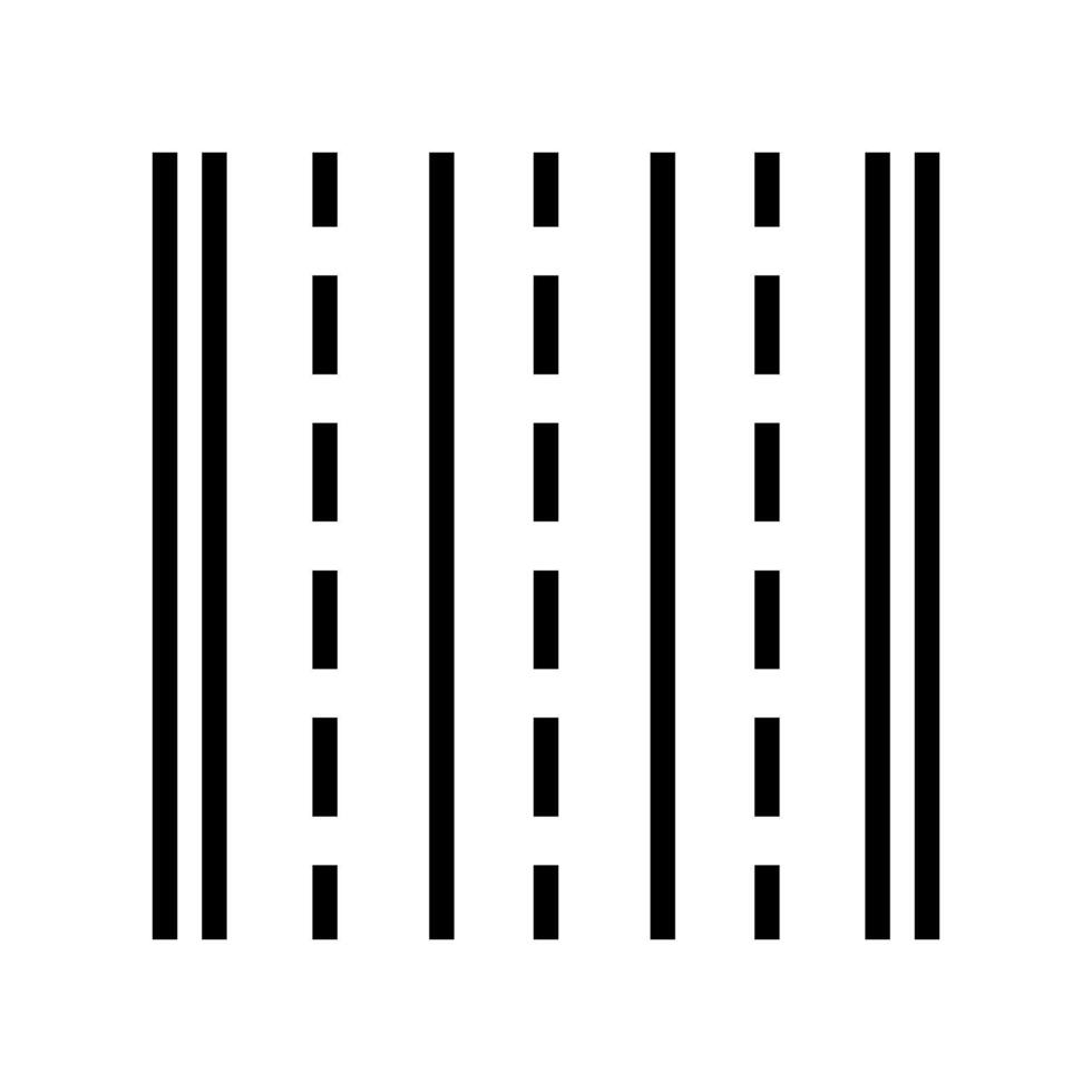 road markings highway line icon illustration vector