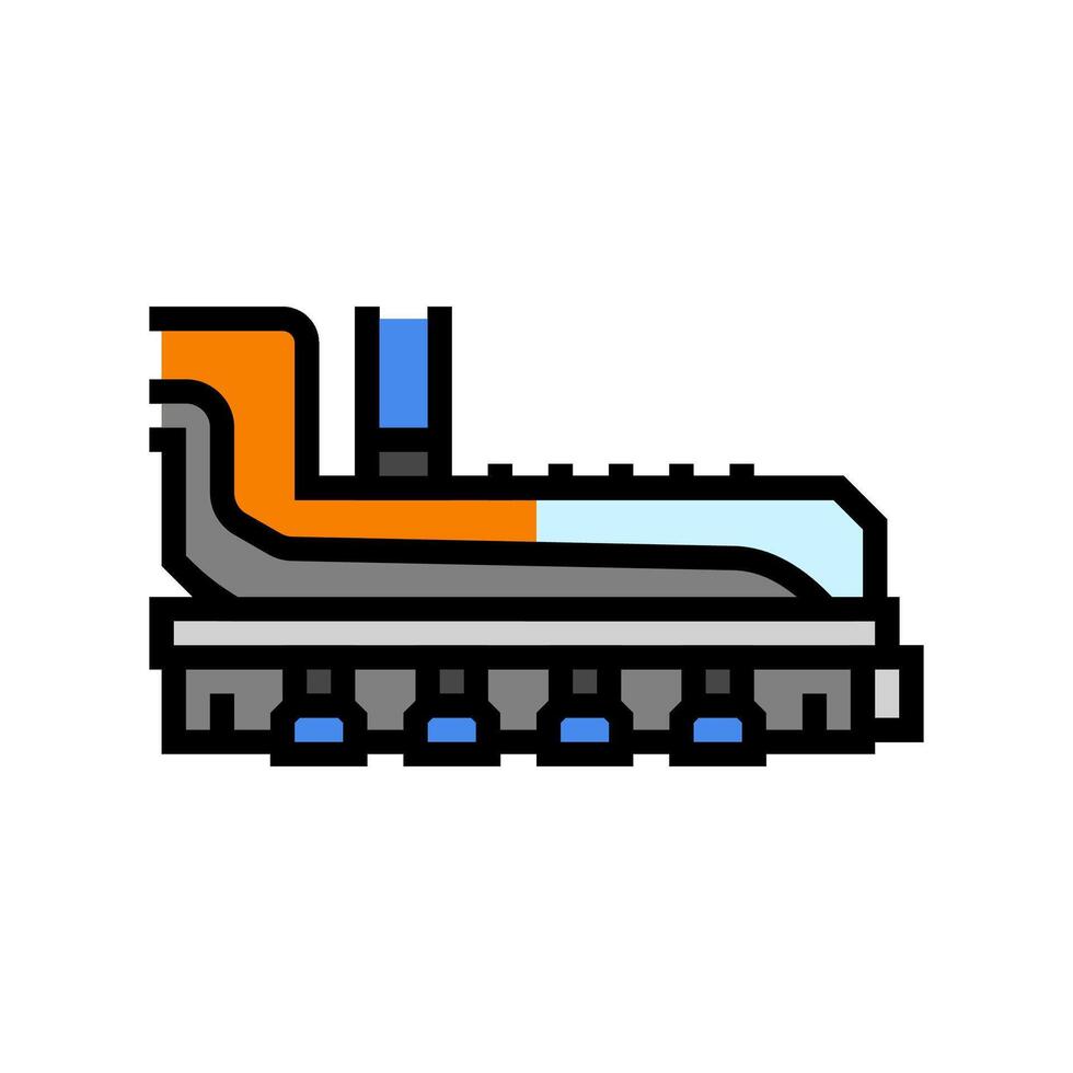 clinker cooler cement production color icon illustration vector