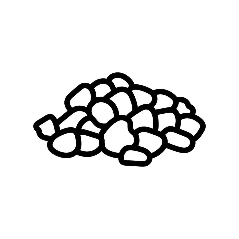 clinker cement production line icon illustration vector