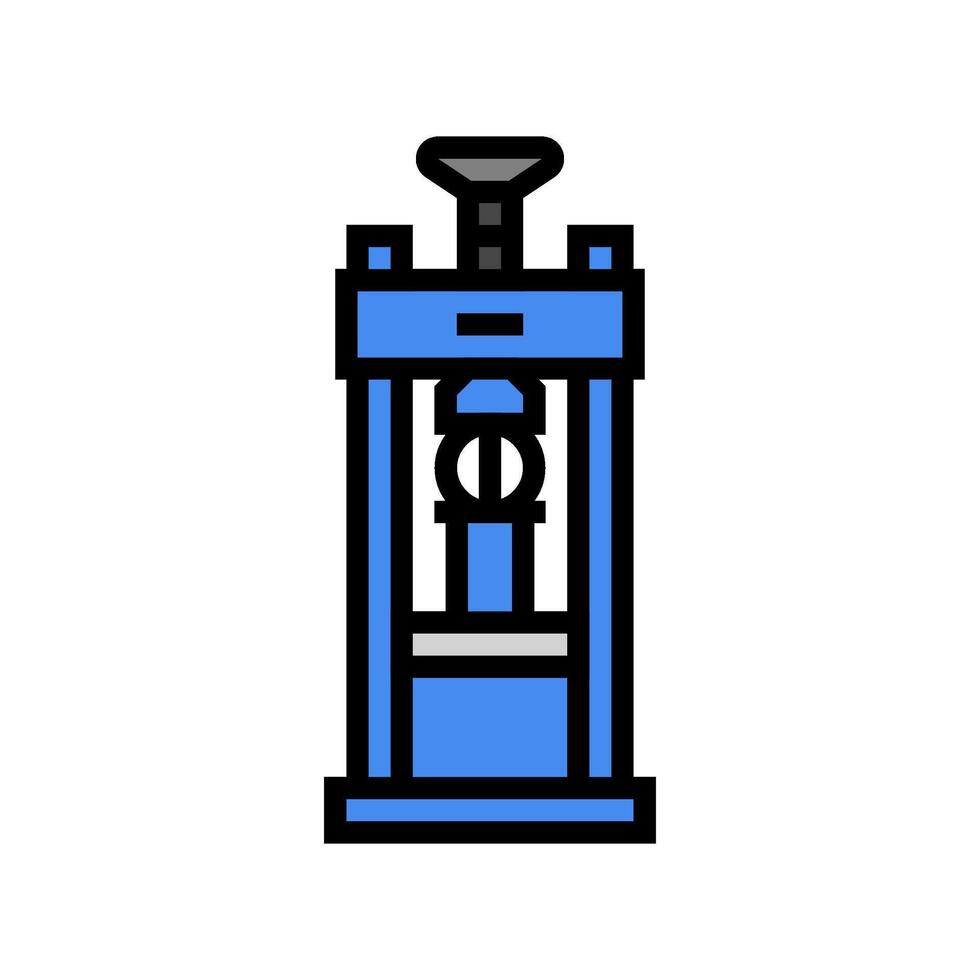 laboratory testing cement production color icon illustration vector