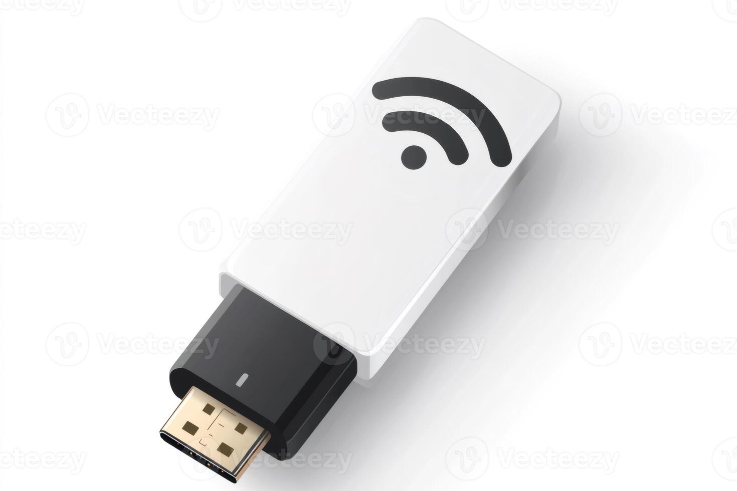 Wireless HDMI Dongle Connecting to Wifi Network for Streaming and Mirroring photo